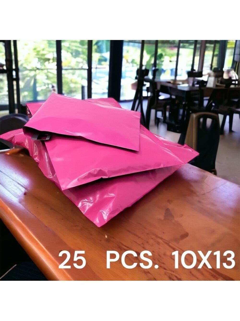 25 10X13 Hot Pink Poly Mailers ( PRICE IS FIRM ) - Picture 5 of 6